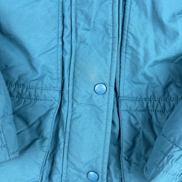 Vintage Retro REI Blue Goose Down Quilted Mountain Parka Jacket Hooded (*Read*) - Picture 10 of 16